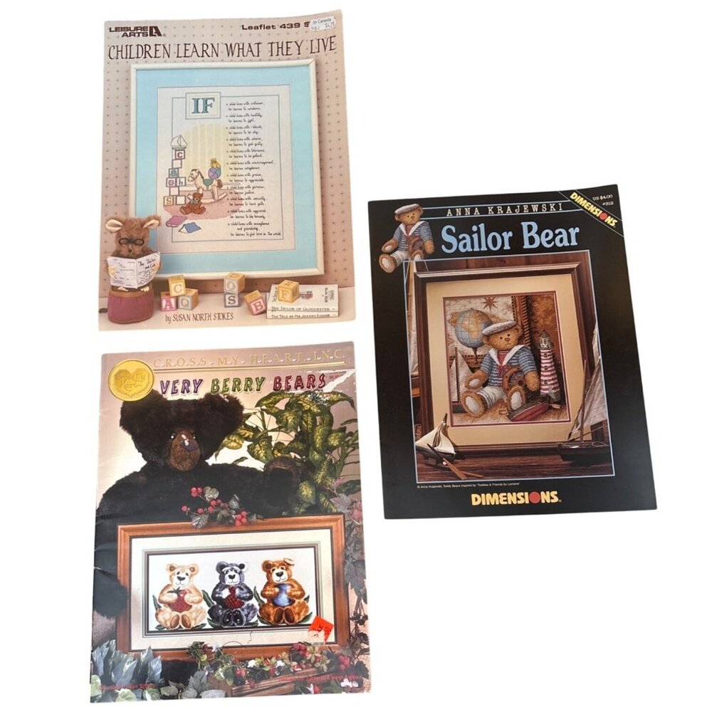 Sailor Bear, Berry Bear, If Cross Stitch Pattern By Dimensions, Heart, Leisure